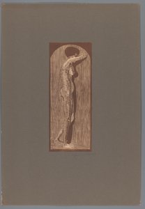 Weiblicher Akt stehend von Samuel Jessurun de Mesquita (signed by artist)