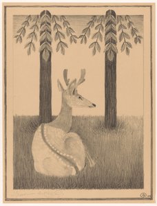 Barasingha-Hirsch von Samuel Jessurun de Mesquita