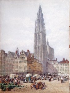 Grande Place, Antwerpen von Samuel John Hodson