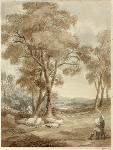 Gainsboroughs erster Anblick der jungen Dame, die von Samuel John Stump