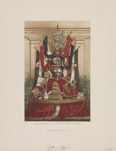 Trophäe zur Feier des zwanzigjährigen Bestehens der Delfter Akademie, 1862 von Samuel Lankhout