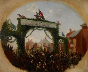 Die Eröffnung des Calthorpe Parks 1857 von Samuel Lines