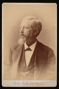 Porträt von Aaron Augustus Sargent von Samuel Montague Fassett