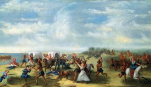 Das Massaker von Fort Dearborn am 15. August 1812 von Samuel Page