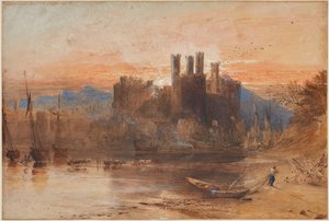 Caernarvon Castle, Nordwales von Samuel Palmer