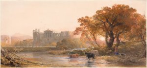 Abend in Italien—die Verlassene Villa von Samuel Palmer