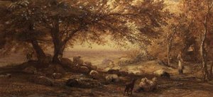 Schattige Ruhe von Samuel Palmer