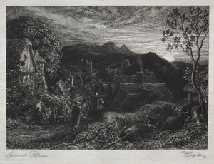 Der Ausrufer, 1879 von Samuel Palmer