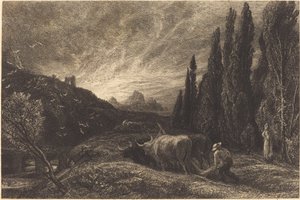 Der frühe Pflüger von Samuel Palmer