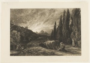 Der frühe Pflüger von Samuel Palmer