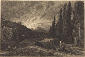 Der frühe Pflüger von Samuel Palmer