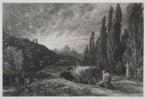 Der frühe Pflüger von Samuel Palmer