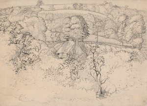 Die primitive Hütte, Shoreham von Samuel Palmer