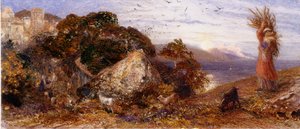 Der aufgehende Mond von Samuel Palmer