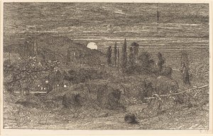 Der aufgehende Mond, oder eine englische Pastorale von Samuel Palmer