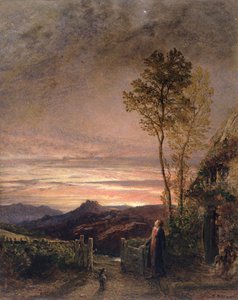 Der Aufstieg der Feldlerche von Samuel Palmer