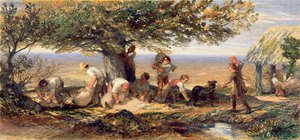 Die Schafscherer, ca. 1863