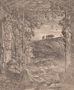 Der schlafende Schäfer von Samuel Palmer
