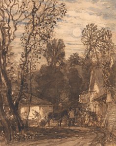 Die Schmiede am Wegesrand von Samuel Palmer