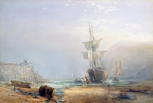 Ein nebliger Morgen an der Küste von Devon, 1853