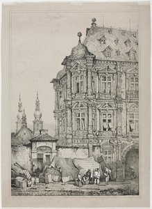 Schloss Martinsburg, Mainz, Deutschland, 1833 von Samuel Prout
