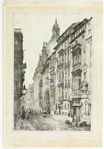 Dresden, aus Faksimiles von Skizzen aus Flandern und Deutschland von Samuel Prout