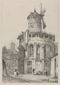 Faksimiles von Skizzen in Flandern und Deutschland: An den Wänden, Köln, 1833 von Samuel Prout