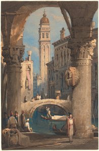 San Giorgio dei Greci, von einer Arkade aus gesehen