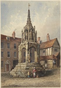 Das Kreuz in Leighton, Bedfordshire von Samuel Prout