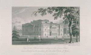 Ansicht von York House und Green Park, ca. 1800 von Samuel Rawle