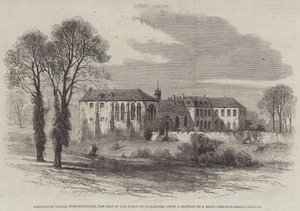 Hartlebury Castle, Worcestershire, der Sitz des Bischofs von Worcester