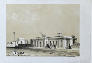 Masborough Station, ca. 1840 von Samuel Russell