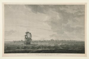 Ansicht von Charles-town, der Hauptstadt von South Carolina von Samuel Smith