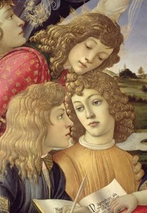 Die Madonna des Magnificat (Detail)