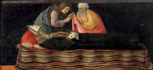 Die Entnahme des Herzens aus dem Leichnam des heiligen Bisc von Sandro Botticelli