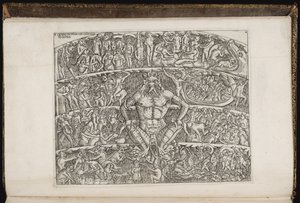 Illustration zu Dantes Inferno von Sandro Botticelli