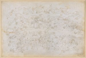 Die Göttliche Komödie, Inferno XXXIII. Neunter Kreis der Hölle (Cocytus), 3. Streifen: Bußbericht des Grafen Ugolino; Bestrafung der Verräter an Gastfreunden im Eis der Ptolemäa