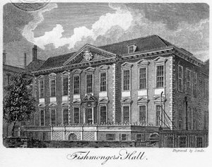 Fishmongers Hall, City of London, 1811 von Sands