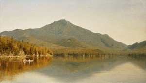 Mount Whiteface vom Lake Placid in den Adirondacks, 1863 von Sanford Robinson Gifford