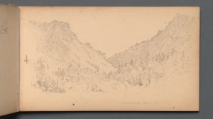 Skizzenbuch, Seite 18: "Dixville Notch, 4. Sept. 89"