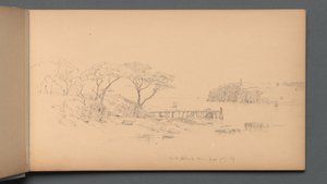 Skizzenbuch, Seite 20: Peaks Island, ME, 7. September 1859 von Sanford Robinson Gifford