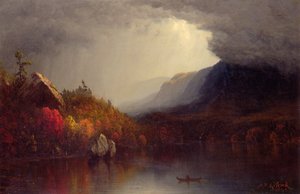 Studie eines herannahenden Sturms am Lake George