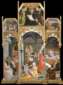 Die Geburt der Jungfrau Szenen aus dem Leben der Jungfrau, 1437-1439