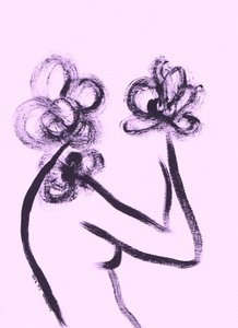 Abstrakte Nackte Blüte