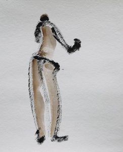 Abstrakte Aktfigur