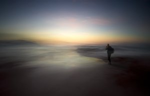 Träumerische Strand-Einsamkeit