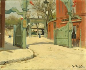 Eingang zum Park des Moulin de la Galette