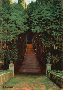 Treppe im Garten von Santiago Rusiñol