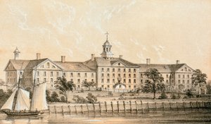Alms House Hospital, Bellevue, Bellevue Krankenhaus, New York von Sarony and Major