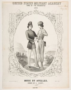United States Military Academy: Lied der Absolventen, 1852 von Sarony and Co